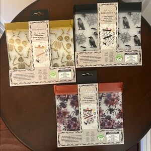 Floral and Spider Reusable Snack Bags